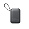 JOYROOM Powerbank 20000mAh 22.5W USB-C z podwójnym kablem - czarny