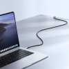 JOYROOM Kabel przewód w oplocie Pioneer Series USB-C 240W 1.2m czarny
