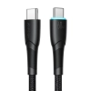 JOYROOM Kabel przewód Starry Series USB-C - USB-C 60W 1m czarny