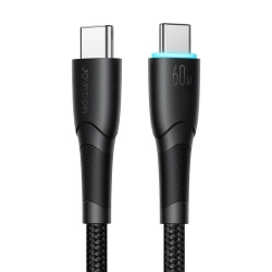 JOYROOM Kabel przewód Starry Series USB-C - USB-C 60W 1m czarny