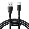 JOYROOM Kabel przewód Starry Series USB-A - USB-C 100W 1m czarny
