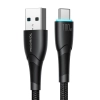 JOYROOM Kabel przewód Starry Series USB-A - USB-C 100W 1m czarny