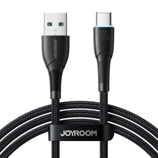 JOYROOM Kabel przewód Starry Series USB-A - USB-C 100W 1m czarny