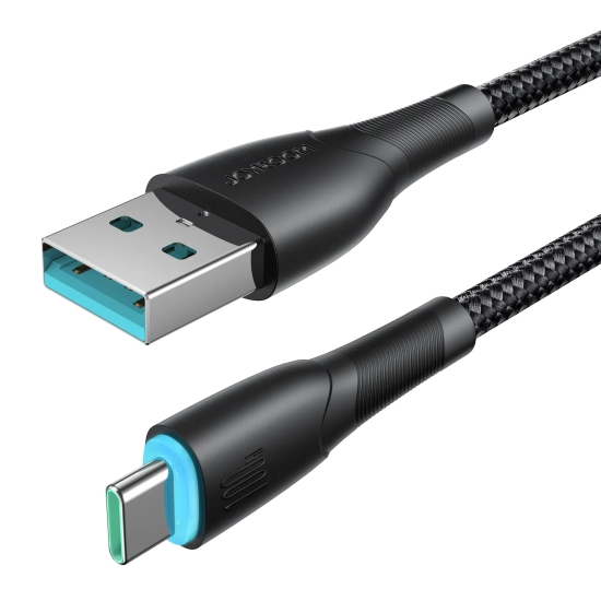 JOYROOM Kabel przewód Starry Series USB-A - USB-C 100W 1m czarny