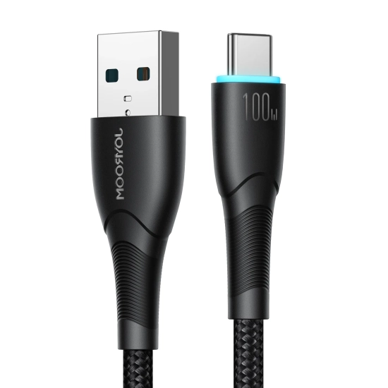 JOYROOM Kabel przewód Starry Series USB-A - USB-C 100W 1m czarny