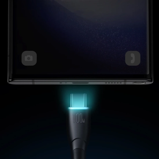 JOYROOM Kabel przewód Starry Series USB-A - USB-C 100W 1m czarny