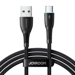 JOYROOM Kabel przewód Starry Series USB-A - USB-C 3A 1m czarny