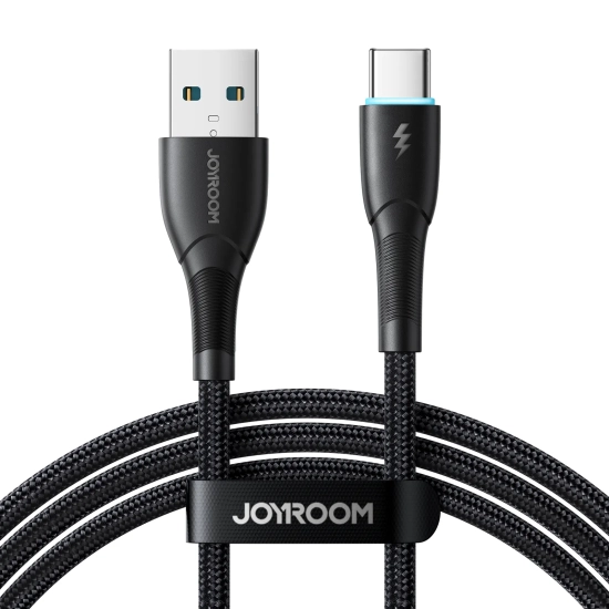 JOYROOM Kabel przewód Starry Series USB-A - USB-C 3A 1m czarny