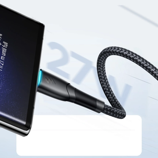 JOYROOM Kabel przewód Starry Series USB-A - USB-C 3A 1m czarny