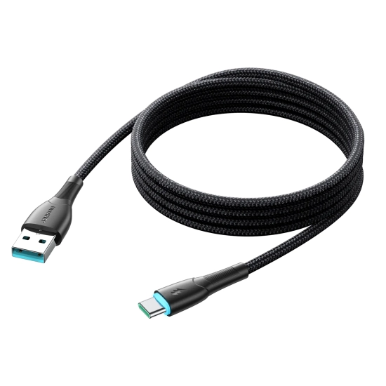 JOYROOM Kabel przewód Starry Series USB-A - USB-C 3A 1m czarny