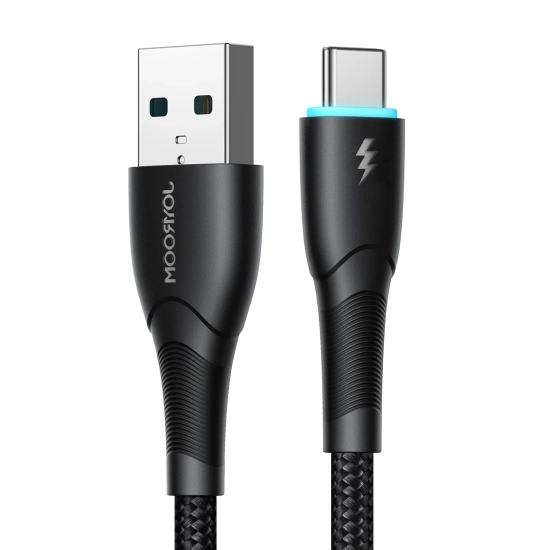 JOYROOM Kabel przewód Starry Series USB-A - USB-C 3A 1m czarny