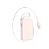 JOYROOM Powerbank 10000mAh 35W ze zwijanym kablem USB-C kablem-smyczą