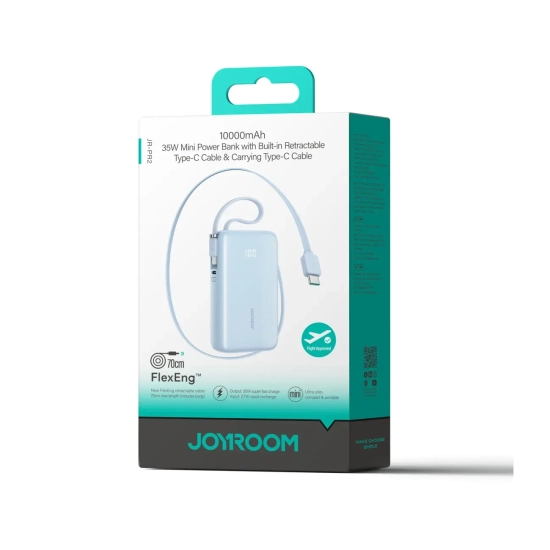 Powerbank Joyroom JR-PR2L 10000 mAh 35 W USB-C niebieski