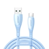 JOYROOM Kabel przewód USB-A - USB-C Vibrant Series 3A 1.2m - niebieski