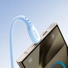 JOYROOM Kabel przewód USB-A - USB-C Vibrant Series 3A 1.2m - niebieski