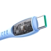 JOYROOM Kabel przewód USB-A - USB-C Vibrant Series 3A 1.2m - niebieski