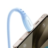 JOYROOM Kabel przewód USB-A - USB-C Vibrant Series 3A 1.2m - niebieski
