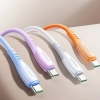 JOYROOM Kabel przewód USB-A - USB-C Vibrant Series 3A 1.2m - pomarańczowy