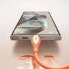 JOYROOM Kabel przewód USB-A - USB-C Vibrant Series 3A 1.2m - pomarańczowy