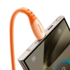 JOYROOM Kabel przewód USB-A - USB-C Vibrant Series 3A 1.2m - pomarańczowy