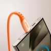 JOYROOM Kabel przewód USB-A - USB-C Vibrant Series 3A 1.2m - pomarańczowy