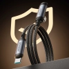 JOYROOM Kabel przewód kątowy USB-C 60W 1.2m - czarny