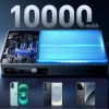 JOYROOM Powerbank 10000mAh 22.5W ze zwijanym kablem USB-C - czarny