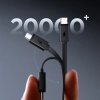 JOYROOM Powerbank 10000mAh 22.5W ze zwijanym kablem USB-C - czarny