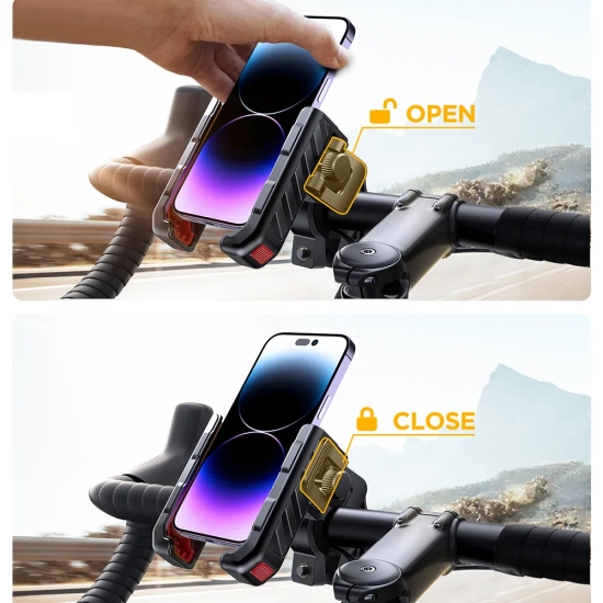 JOYROOM Uchwyt na telefon na kierownicę do kręcenia filmów rower motor
