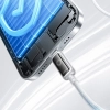 JOYROOM Kabel przewód w oplocie USB-C 100W 1.2m - biały