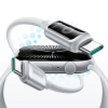 JOYROOM Kabel przewód w oplocie USB-C 100W 1.2m - biały