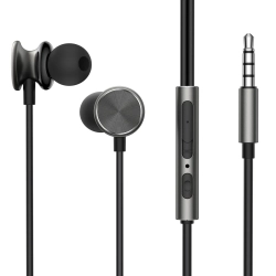 JOYROOM Słuchawki przewodowe douszne mocne basy HiFi Wired Series JR-EW03