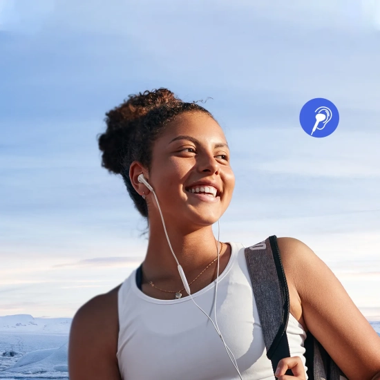 JOYROOM Zestaw słuchawkowy słuchawki douszne USB-C JR-EC05 białe