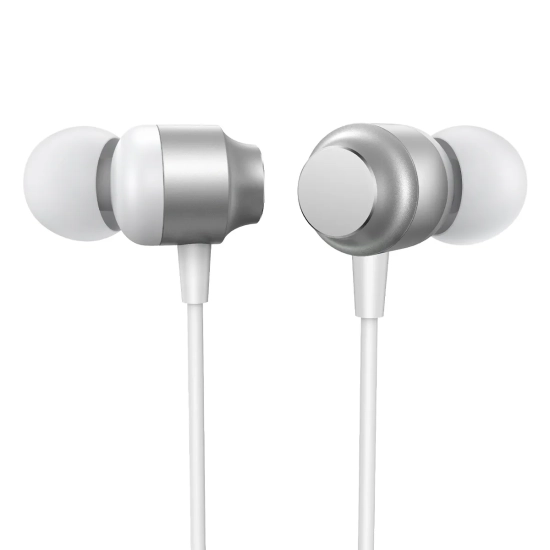 JOYROOM Zestaw słuchawkowy słuchawki douszne USB-C JR-EC06 srebrne