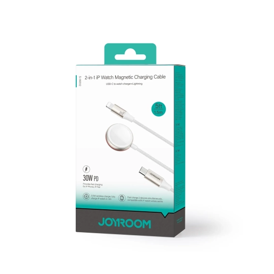 JOYROOM 2w1 Kabel Lightning do iPhone i ładowarka indukcyjna do Apple
