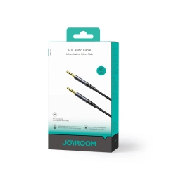 JOYROOM Kabel przewód Audio Stereo AUX 3.5mm mini jack 1.2m czarny