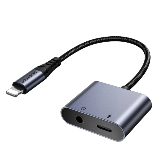 JOYROOM 2w1 Adapter przejściówka do iPhone ładowarka + słuchawki Lightning