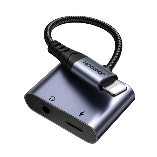 JOYROOM 2w1 Adapter przejściówka do iPhone ładowarka + słuchawki Lightning