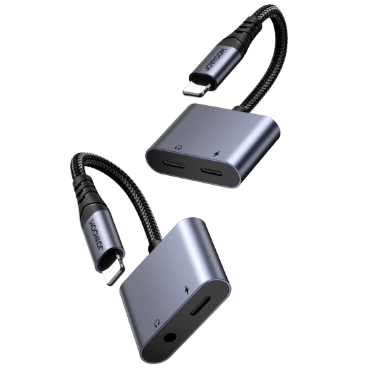 JOYROOM 2w1 Adapter przejściówka do iPhone ładowarka + słuchawki Lightning