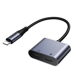 JOYROOM 2w1 Adapter przejściówka do iPhone ładowarka + słuchawki Lightning