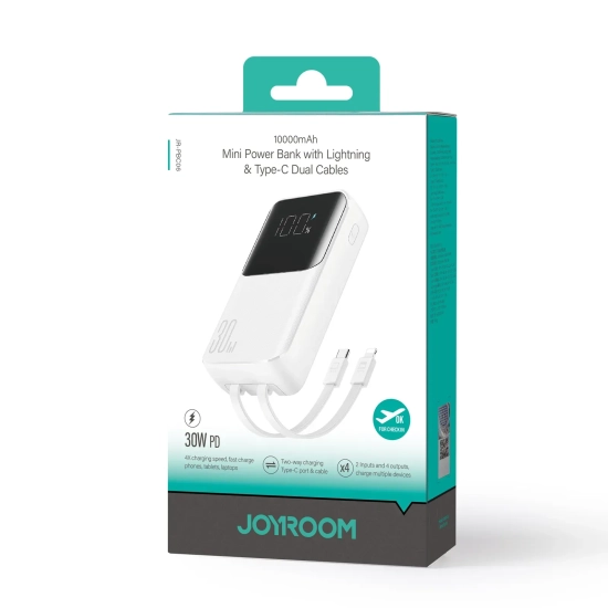 Powerbank Joyroom JR-PBC06 10000mAh 30W biały