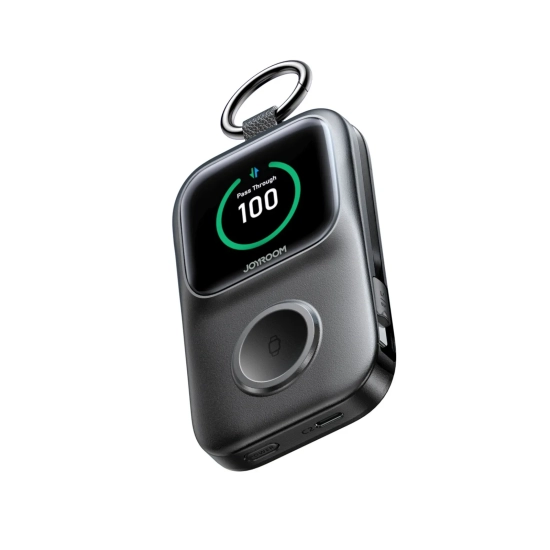 JOYROOM Powerbank 5000mAh z ładowaniem bezprzewodowym zegarka 5 W - czarny