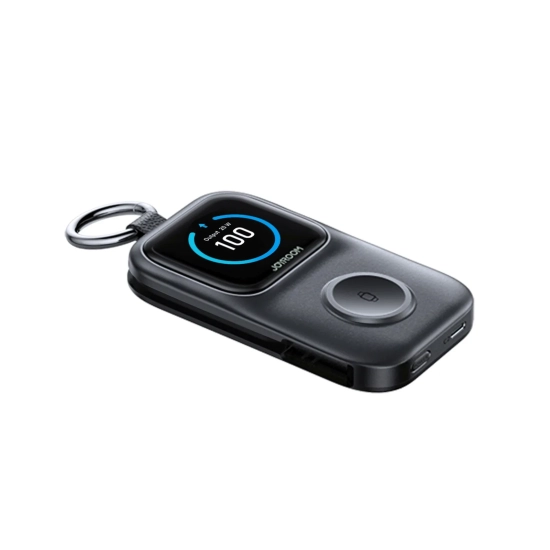JOYROOM Powerbank 5000mAh z ładowaniem bezprzewodowym zegarka 5 W - czarny