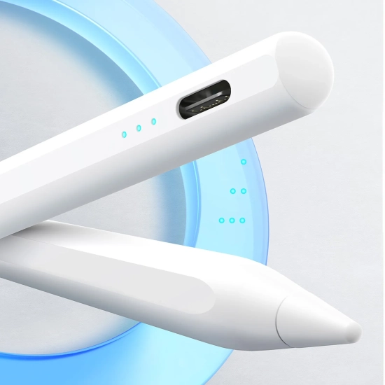 JOYROOM Rysik stylus aktywny z 2 wymiennymi końcówkami - biały