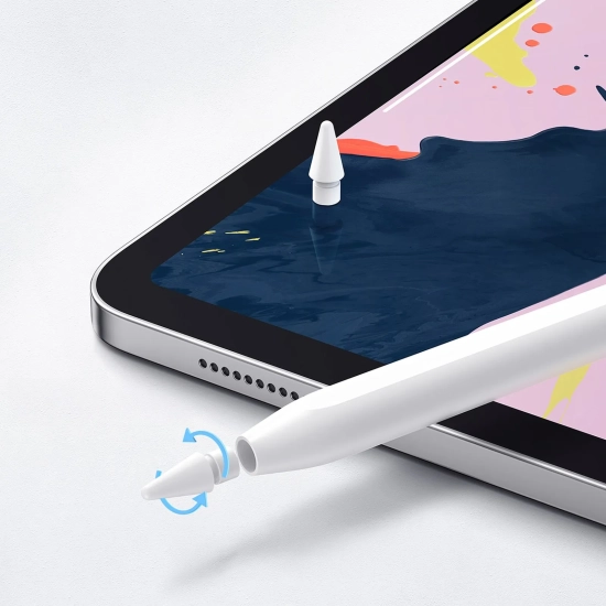 JOYROOM Rysik stylus aktywny z 2 wymiennymi końcówkami - biały