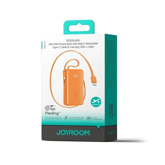 Powerbank Joyroom JR-PR2 10000 mAh 35 W pomarańczowy