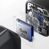 JOYROOM Ładowarka sieciowa USB-C iPhone Lightning USB-A GaN 45W - czarna