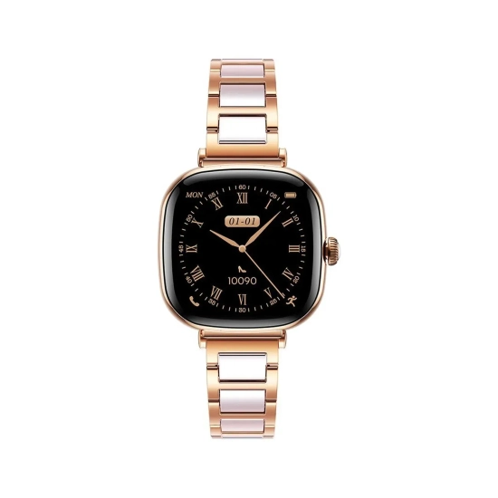 Smartwatch Starlight JR-FS1 z odbieraniem połączeń 2 paski - złoty
