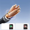 JOYROOM Kabel przewód S-A28 z oplotem USB-C 60W 1m - czarny