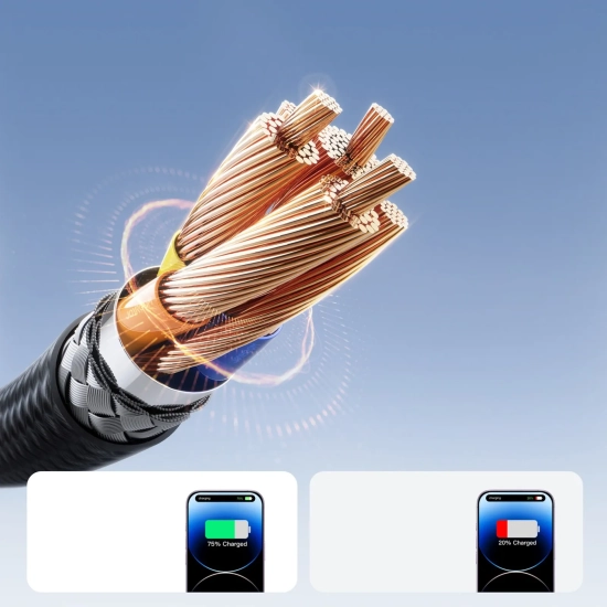 JOYROOM Kabel przewód USB-A - iPhone Lightning 3A 2m - czarny